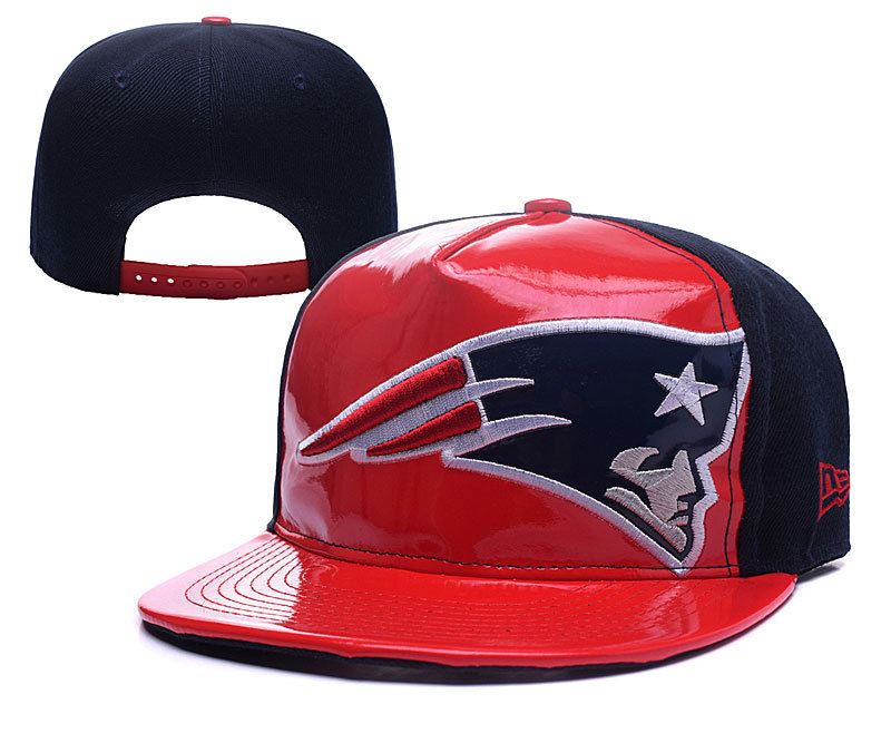 Patriots Team Logo Red Navy Adjustable Hat YD