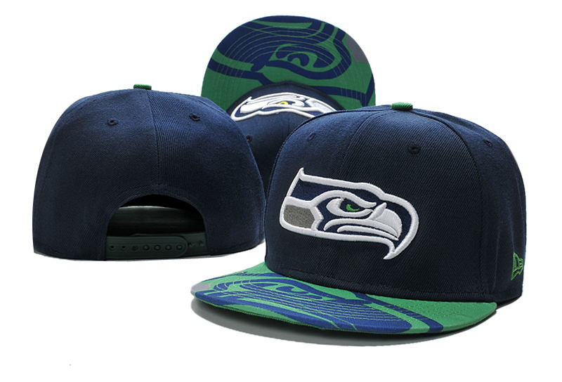 Seahawks Fresh Logo Navy Adjustable Hat LT