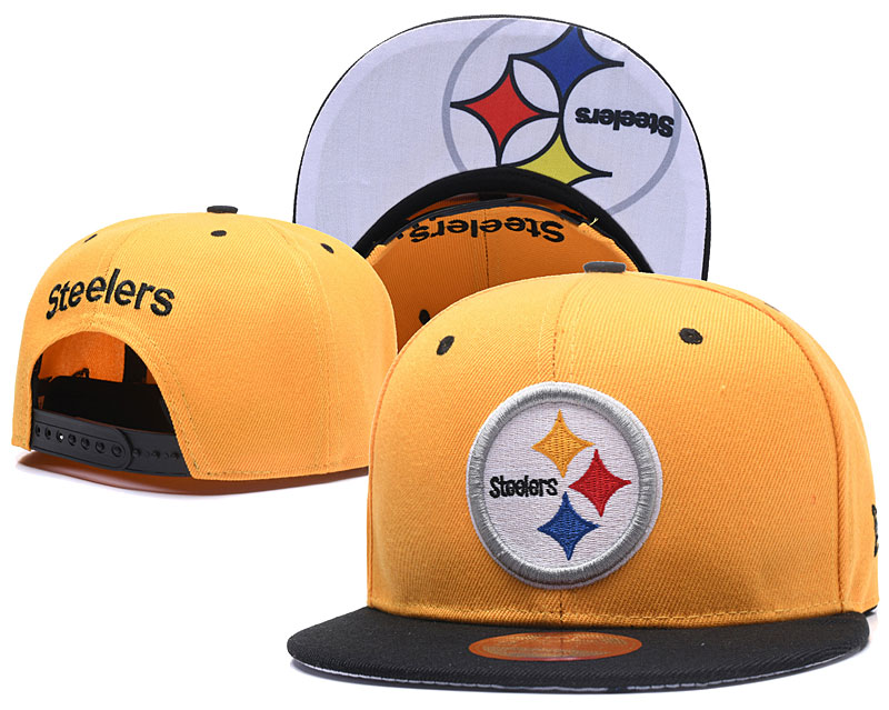 Steelers Fresh Logo Yellow White Adjustable Hat LT