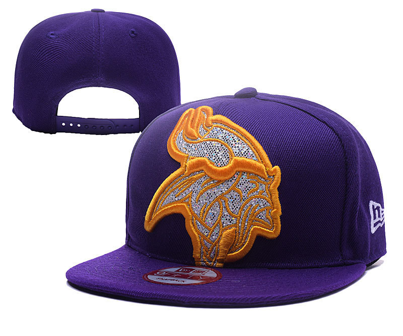 Vinkings Team Logo Purple Adjustable Hat YD