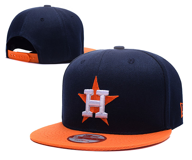 Astros Fresh Logo Navy Adjustable Hat LH