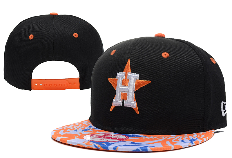 Astros Team Logo Black Adjustable Hat LX - Click Image to Close
