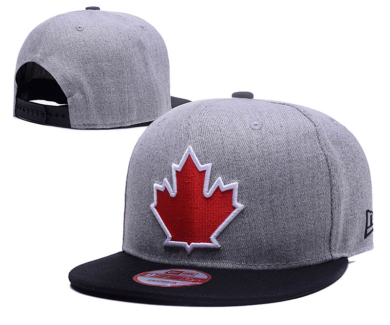 Blue Jays Team Logo Canada day Gray Adjustable Hat LH