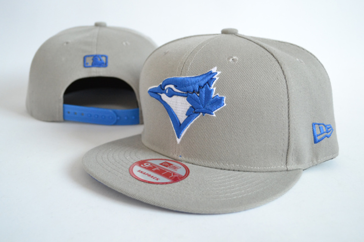 Blue Jays Team Logo Gray Adjustable Hat LH