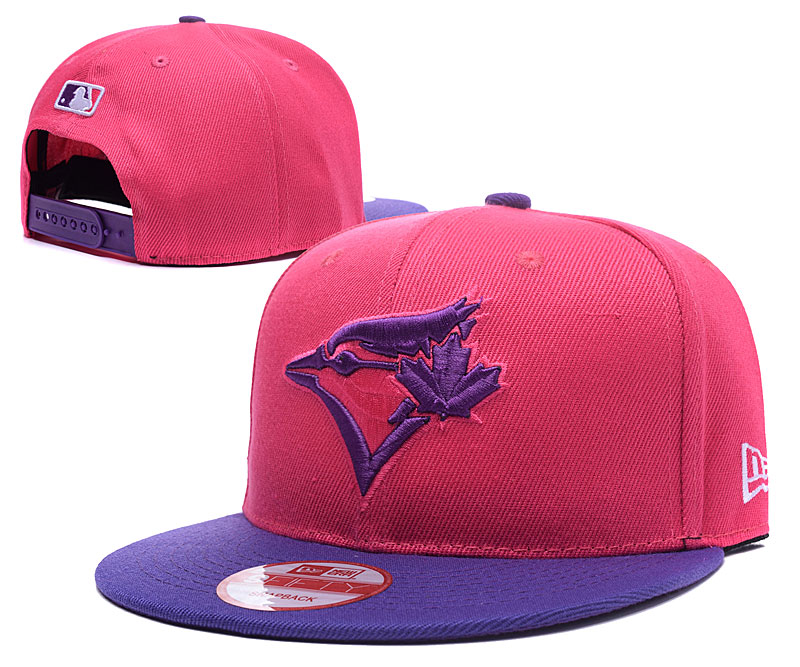 Blue Jays Team Logo Pink Adjustable Hat LH