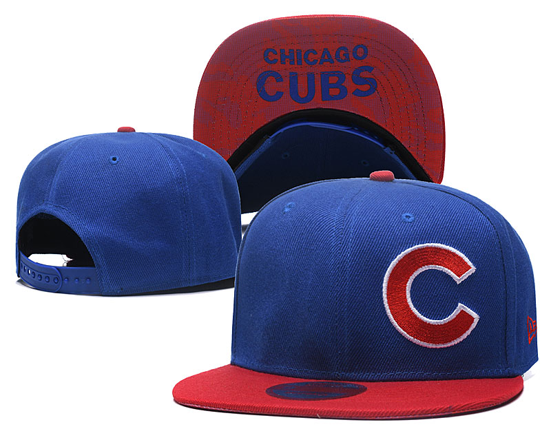 Cubs Fresh Logo Blue Adjustable Hat LH - Click Image to Close