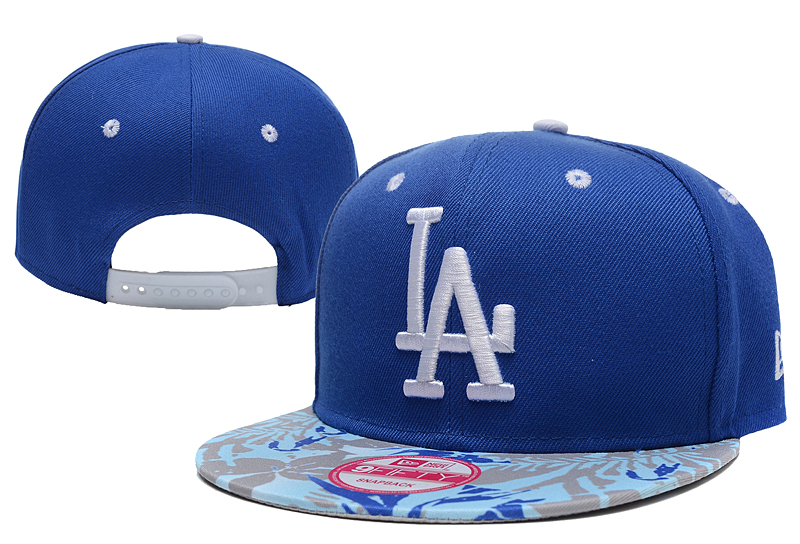 Dodgers Team Logo Blue Adjustable Hat LX