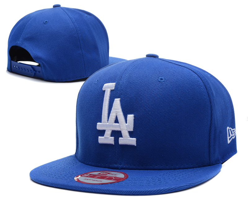 Dodgers Team White Logo Blue Adjustable Hat SG