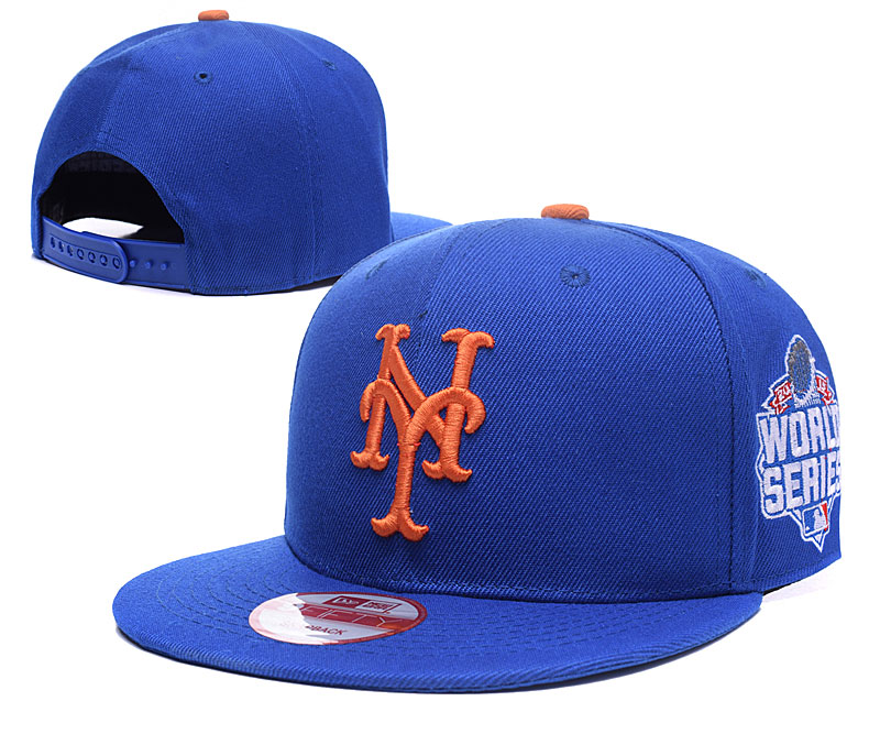Mets Fresh Logo Blue Adjustable Hat LH