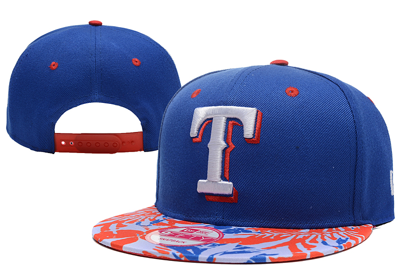 Rangers Team Logo Blue Adjustable Hat LX