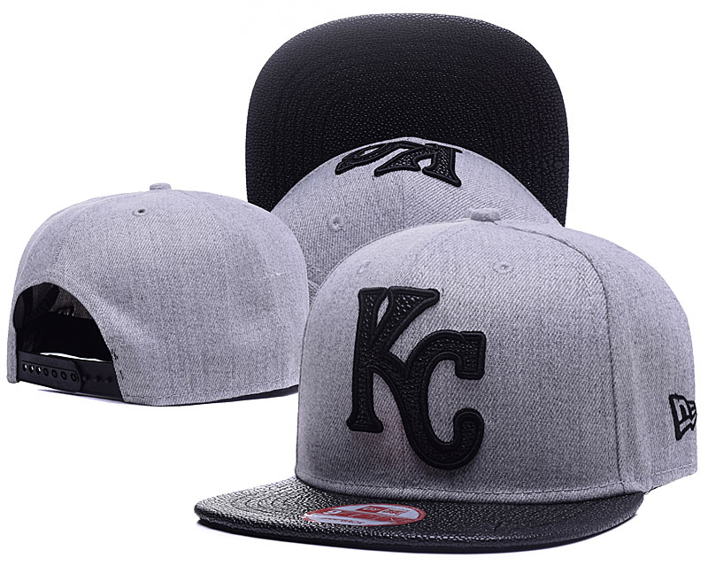 Royals Fresh Logo Gray Adjustable Hat TX