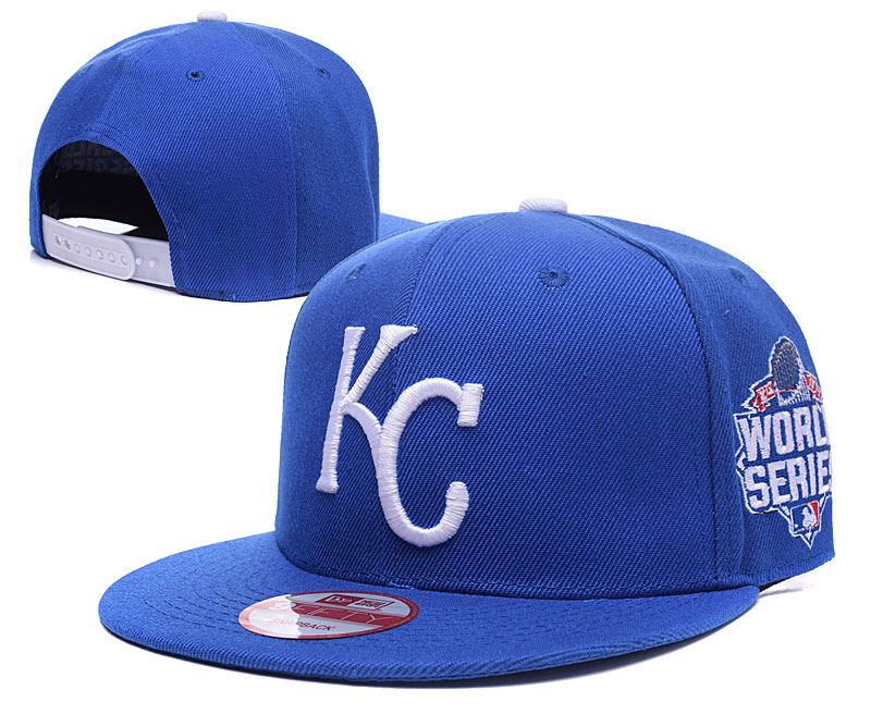 Royals Team Logo Blue Adjustable Hat LH