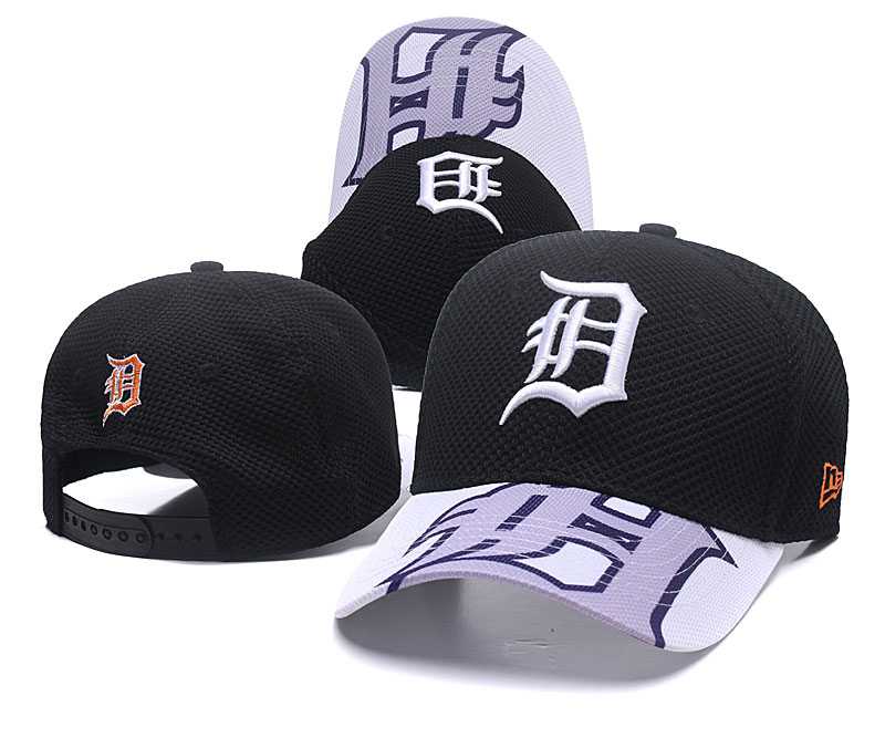 Tigers Fresh Logo Black Peaked Adjustable Hat TX - Click Image to Close