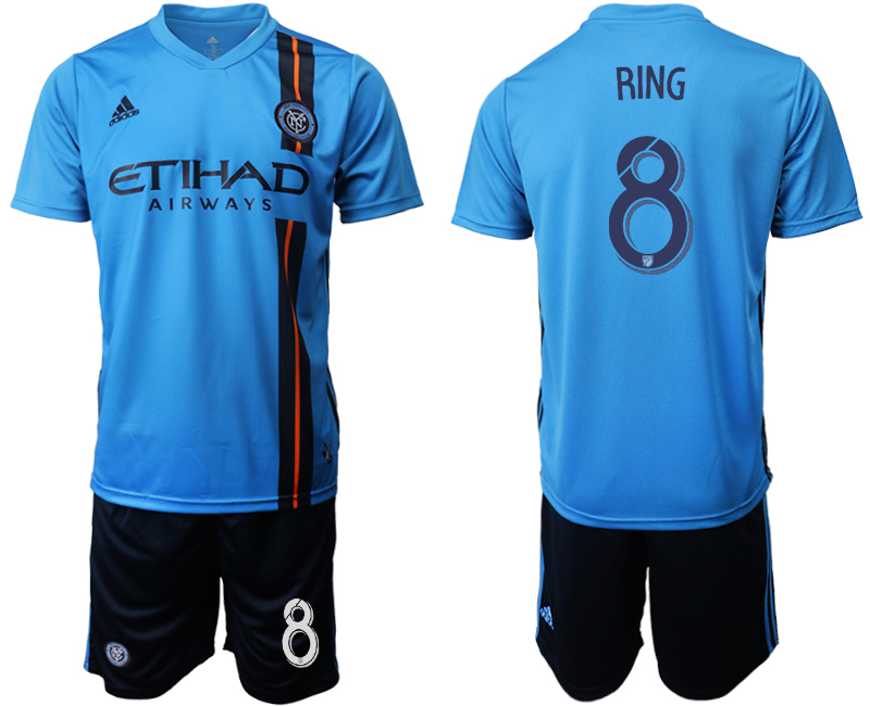2019-20 New York City FC 8 RING Home Soccer Jersey