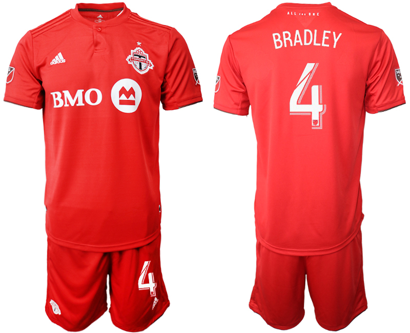 2019-20 Toronto FC 4 BRADLEY Home Soccer Jersey