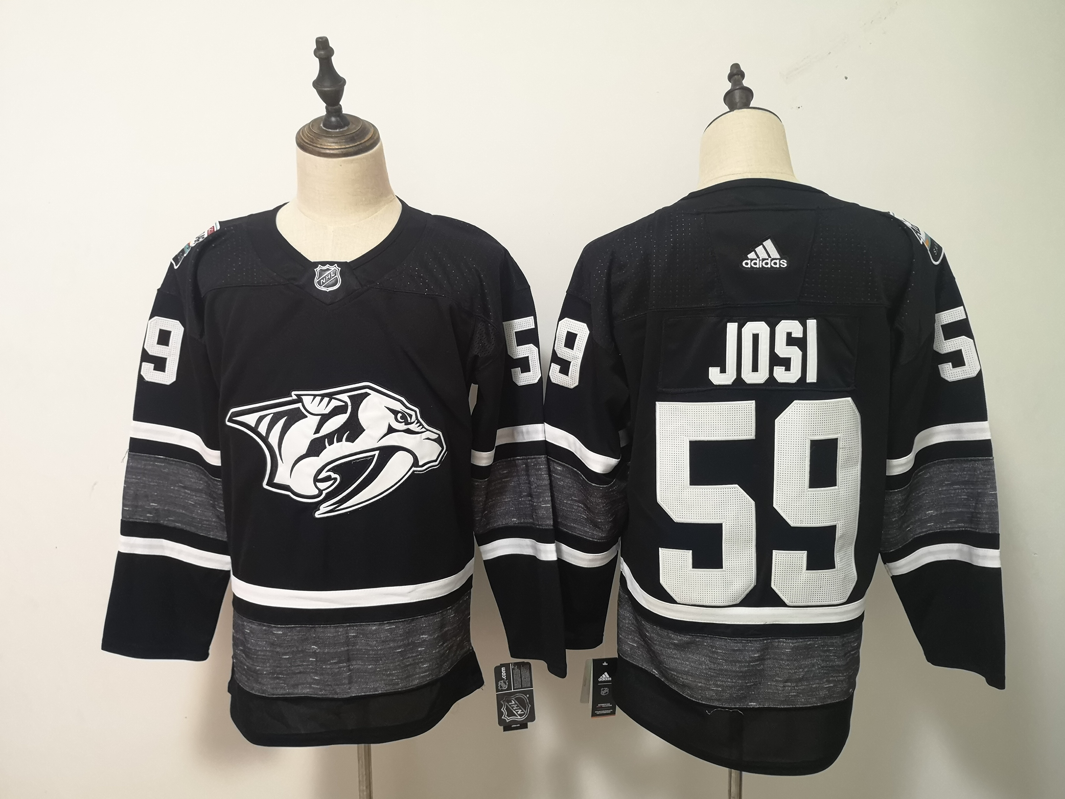 Predators 59 Roman Josi Black 2019 NHL All-Star Game Adidas Jersey