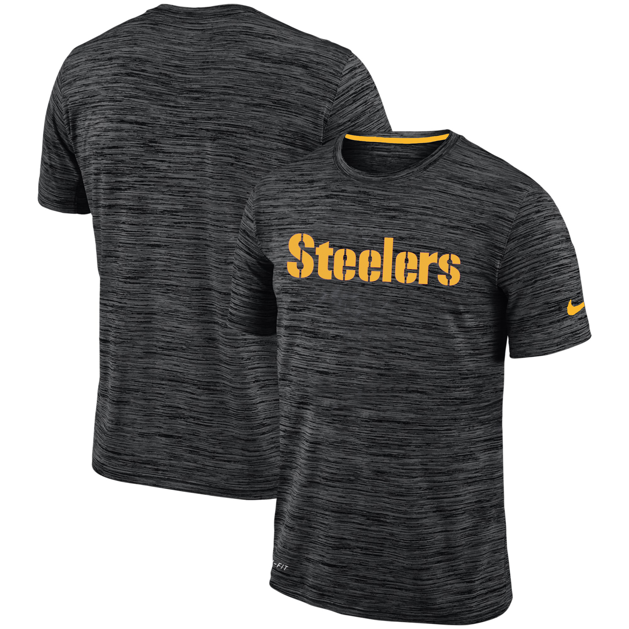 Nike Pittsburgh Steelers Black Velocity Performance T-Shirt