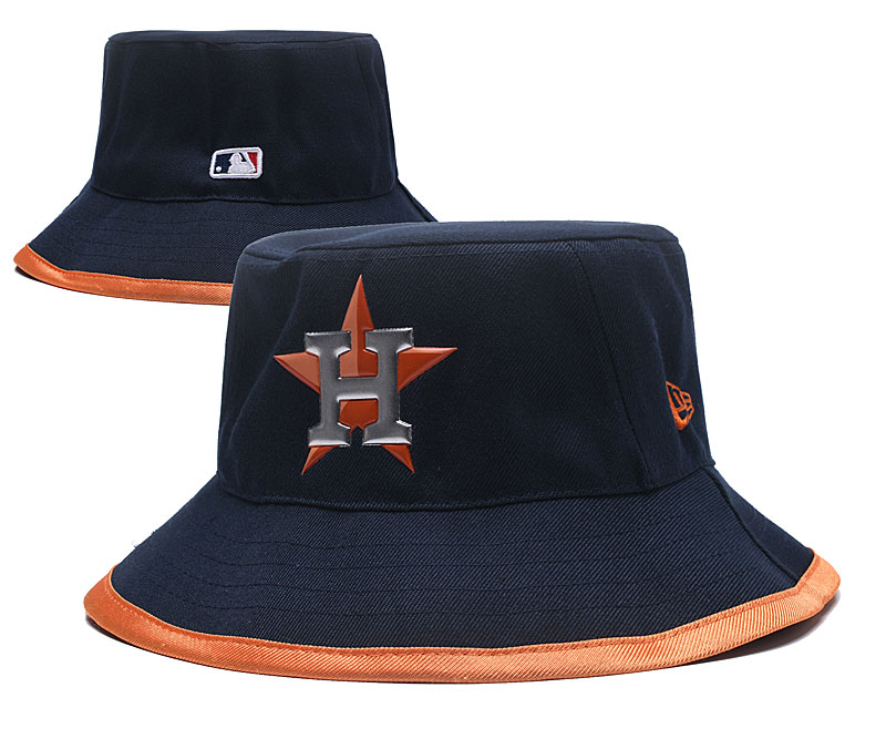 Astros Fresh Logo Wide Brim Navy Adjustable Hat YD