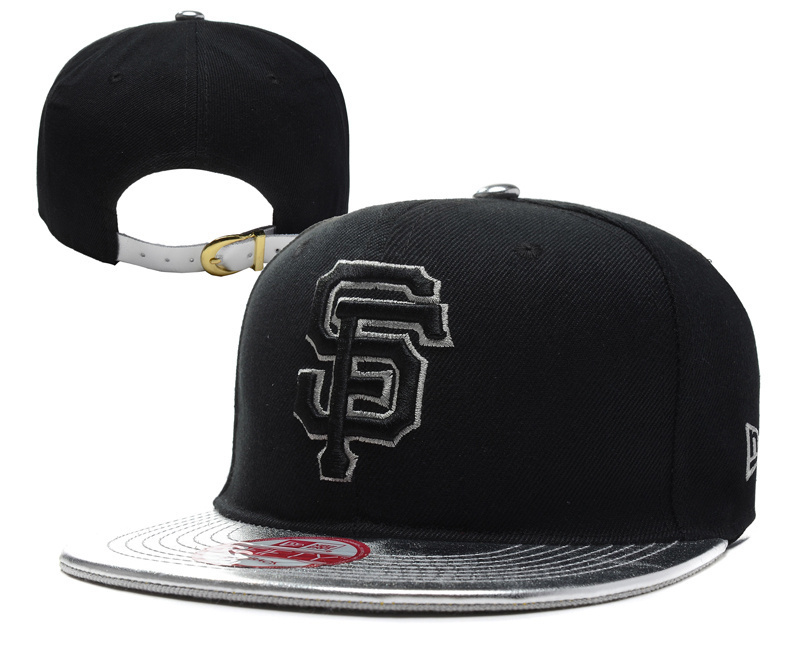 San Francisco Giants Fresh Logo Black Adjustable Hat YD