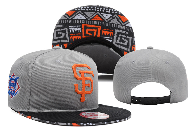 San Francisco Giants Fresh Logo Gray Adjustable Hat YD