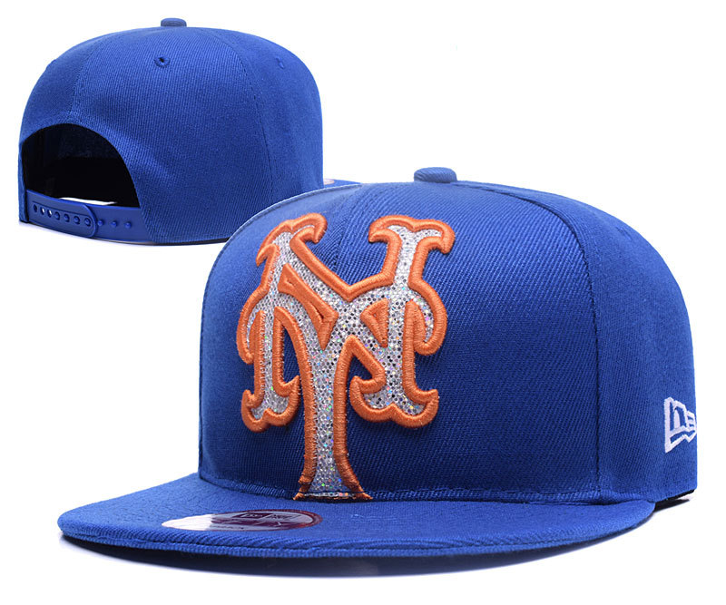 Mets Fresh Logo Blue Adjustable Hat YD