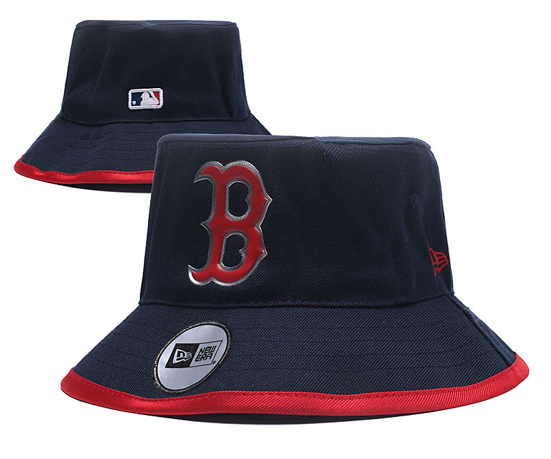Red Sox Fresh Navy Wide Brim Adjustable Hat YD