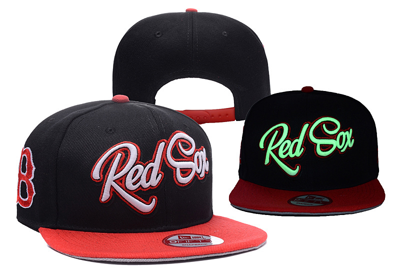 Reds Fresh Logo Black Luminous Adjustable Hat YD