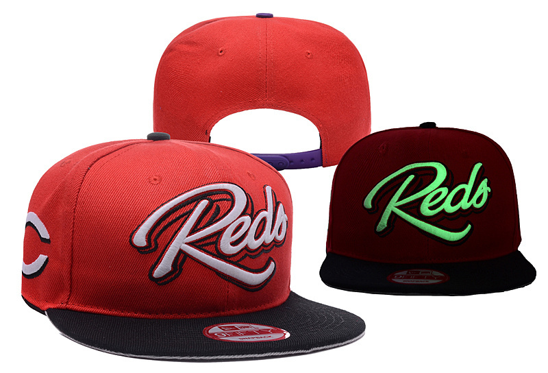 Reds Fresh Logo Red Luminous Adjustable Hat YD