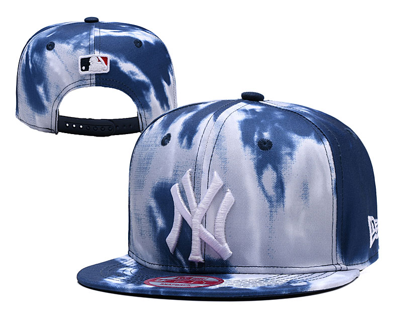 Yankees Fresh Logo Denim Color Adjustable Hat YD
