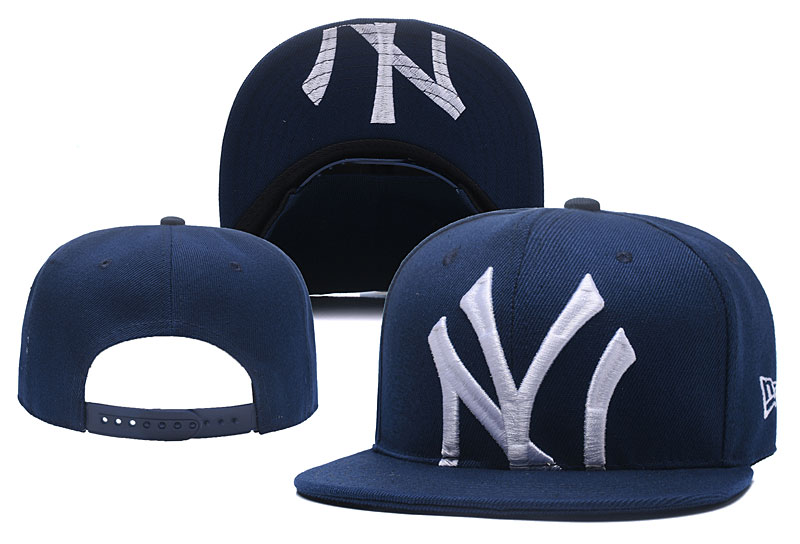 Yankees Fresh Logo Navy Adjustable Hat YD