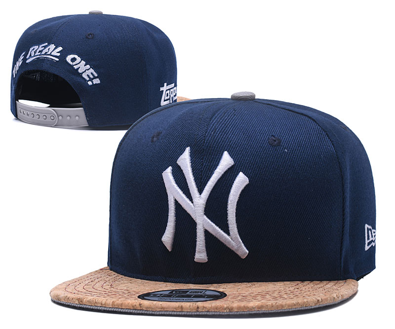 Yankees Team Logo Navy Adjustable Hat YD - Click Image to Close