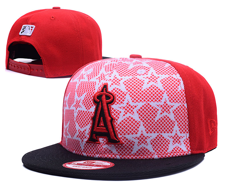 Angels Team Logo Red Adjustable Hat GS