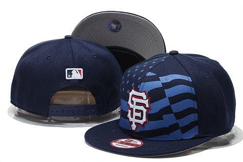 San Francisco Giants Team Logo Navy Adjustable Hat GS