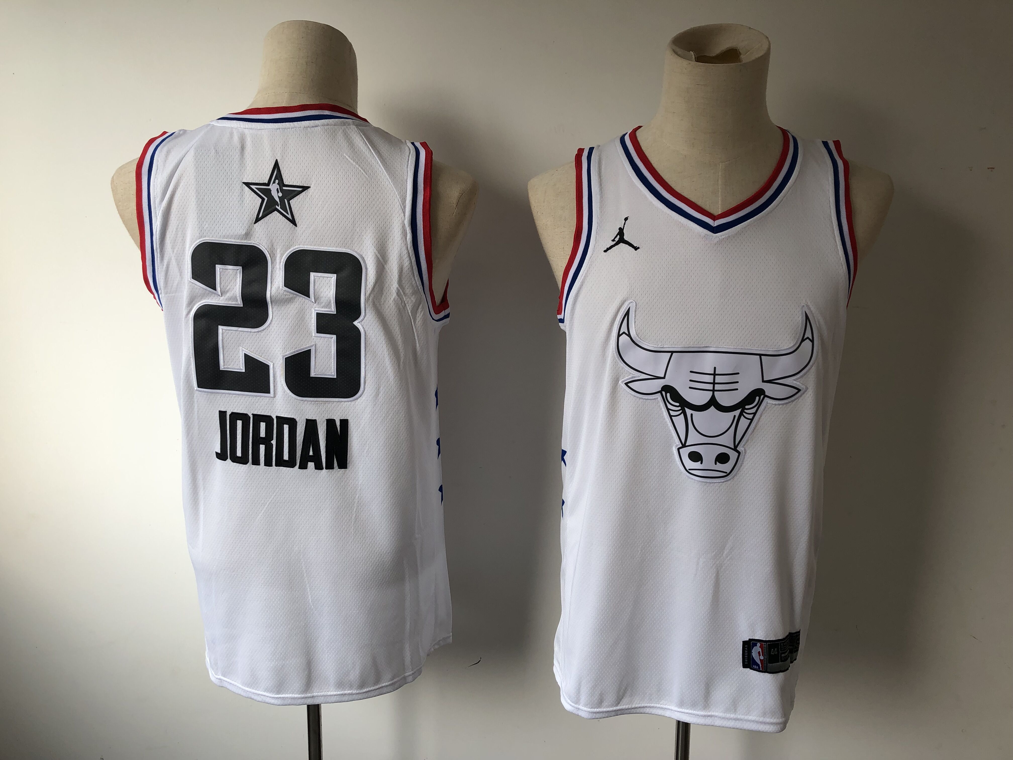 Bulls 23 Michael Jordan White 2019 NBA All-Star Game Jordan Brand Swingman Jersey