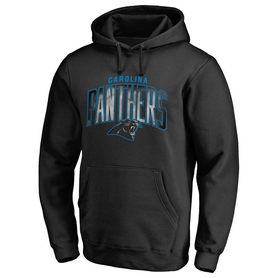 Carolina Panthers NFL Pro Line by Fanatics Branded Arch Smoke Pullover Hoodie Black