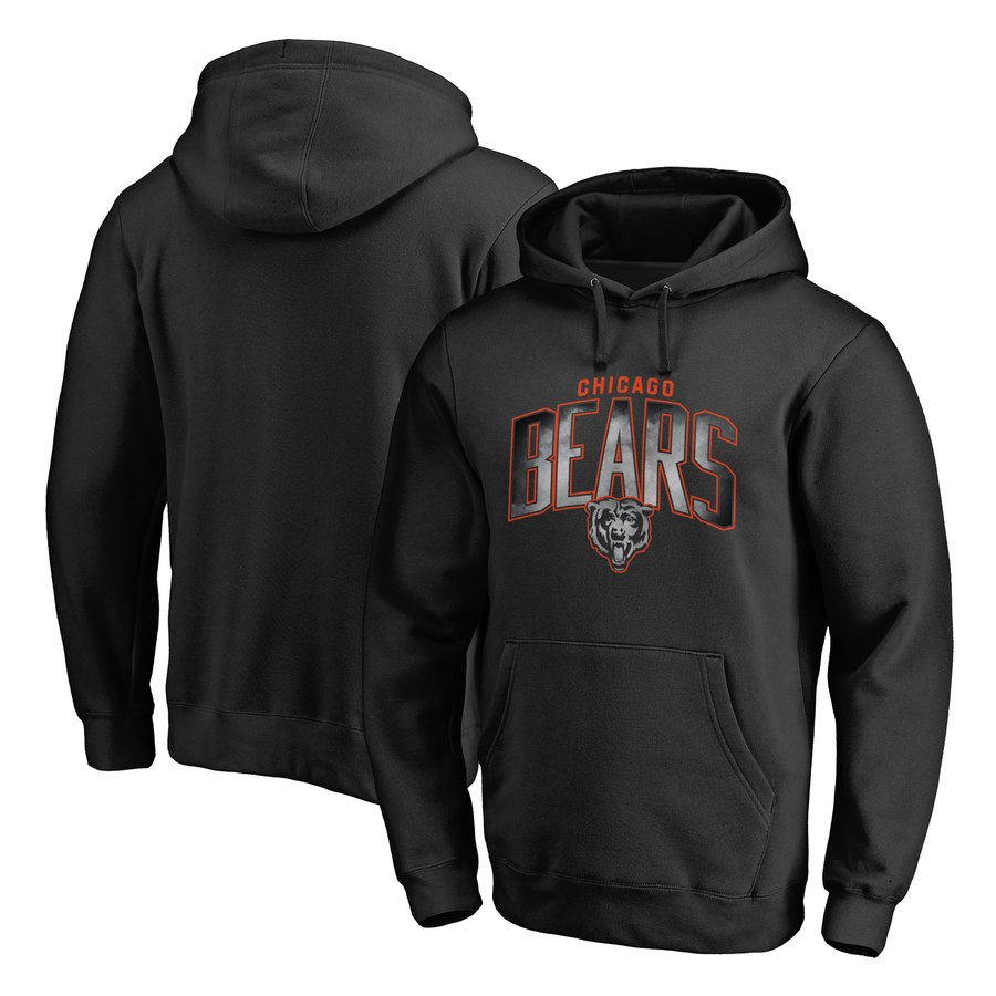 Chicago Bears NFL Pro Line by Fanatics Branded Arch Smoke Pullover Hoodie Black