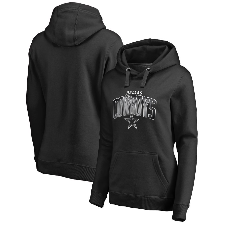 Dallas Cowboys NFL Pro Line by Fanatics Branded Women's Plus Size Arch Smoke Pullover Hoodie