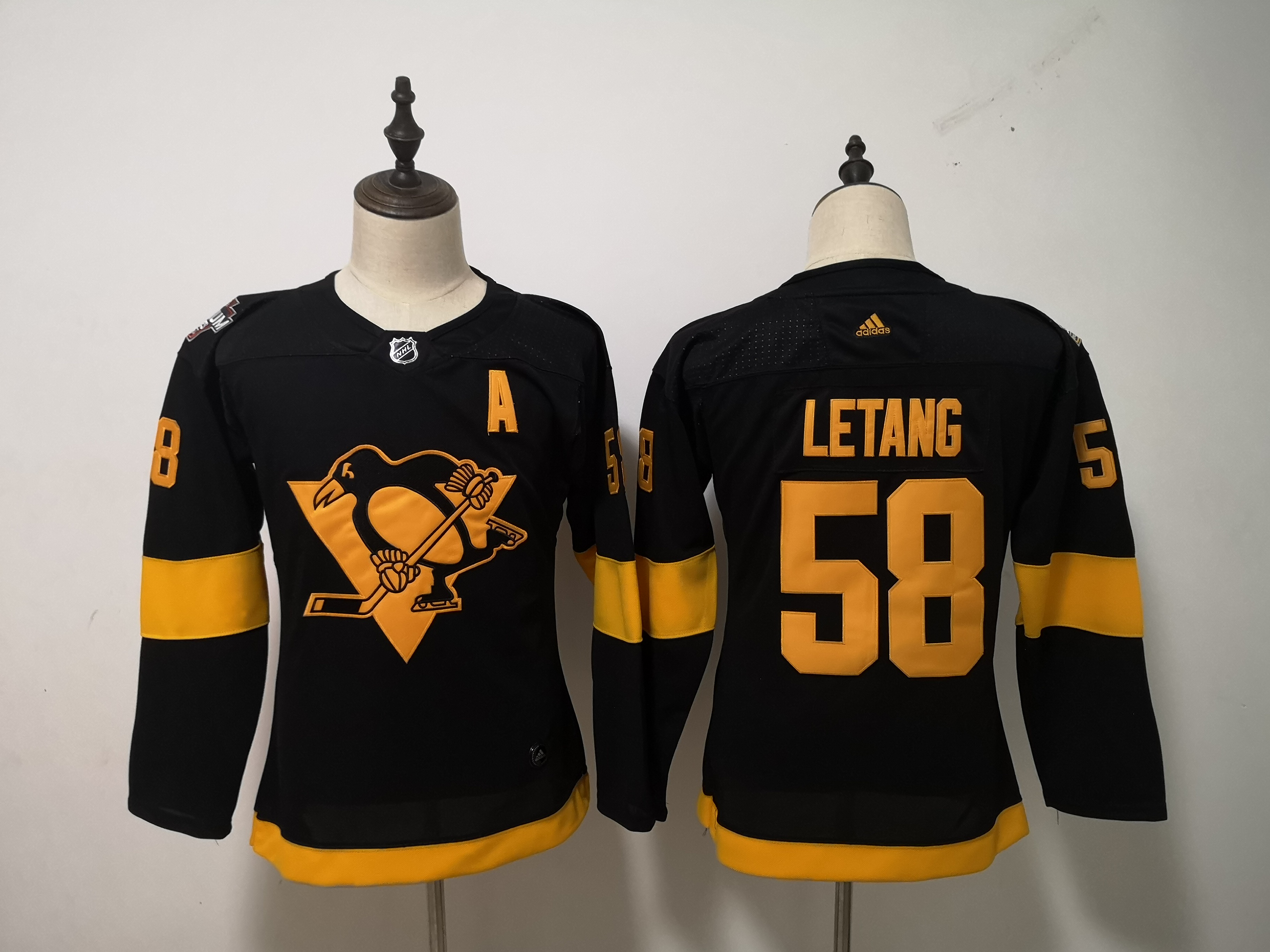 Penguins 58 Kris Letang Black Youth 2019 NHL Stadium Series Adidas Jersey