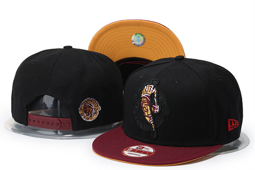 Cavaliers Team Logo Black Brown Adjustable Hat GS