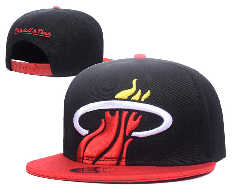 Heat Fresh Logo Black Red Version Mitchell & Ness Adjustable Hat GS