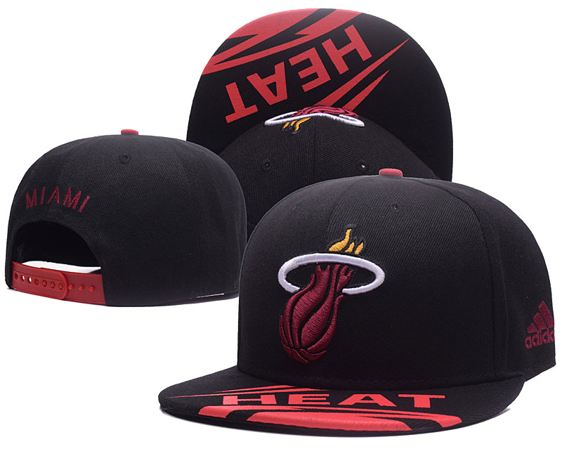 Heat Team Logo Black Red Version Adjustable Hat GS