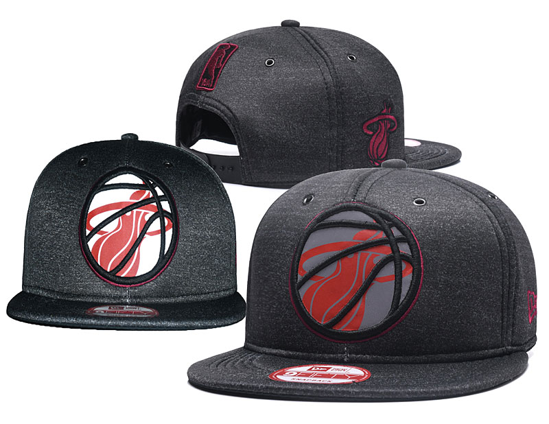 Heat Team Logo Dark Gray Adjustable Hat GS