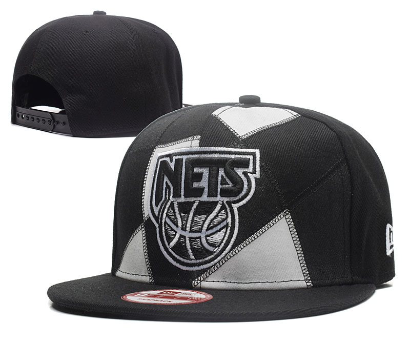 Nets Fresh Logo Black Adjustable Hat GS