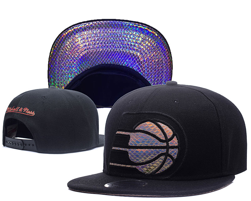 Suns Team Logo Black Mitchell & Ness Adjustable Hat GS