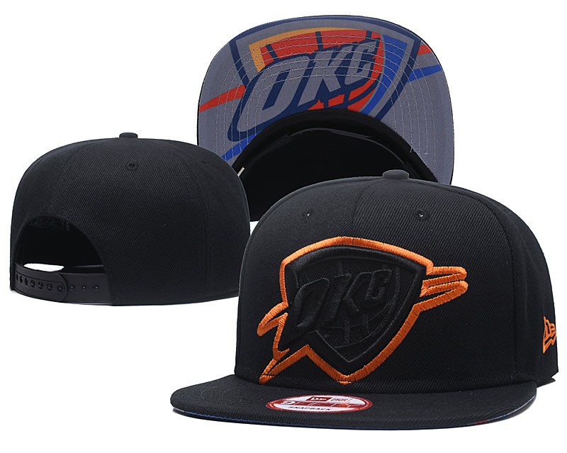 Thunder Team Logo Black Adjustable Hat GS