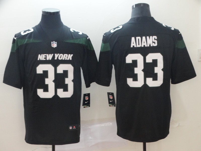 Nike Jets 33 Jamal Adams Black New 2019 Vapor Untouchable Limited Jersey - Click Image to Close