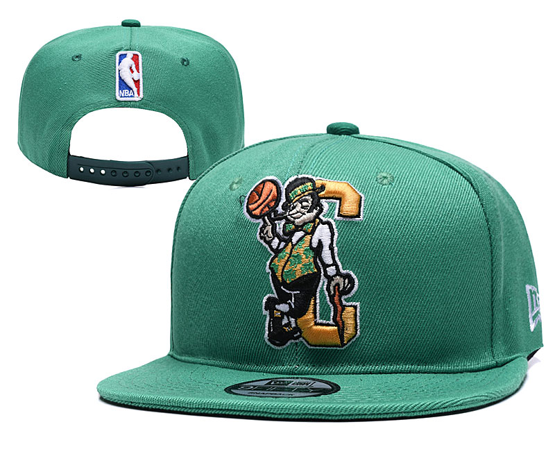 Celtics Team Logo Green Adjustable Hat YD
