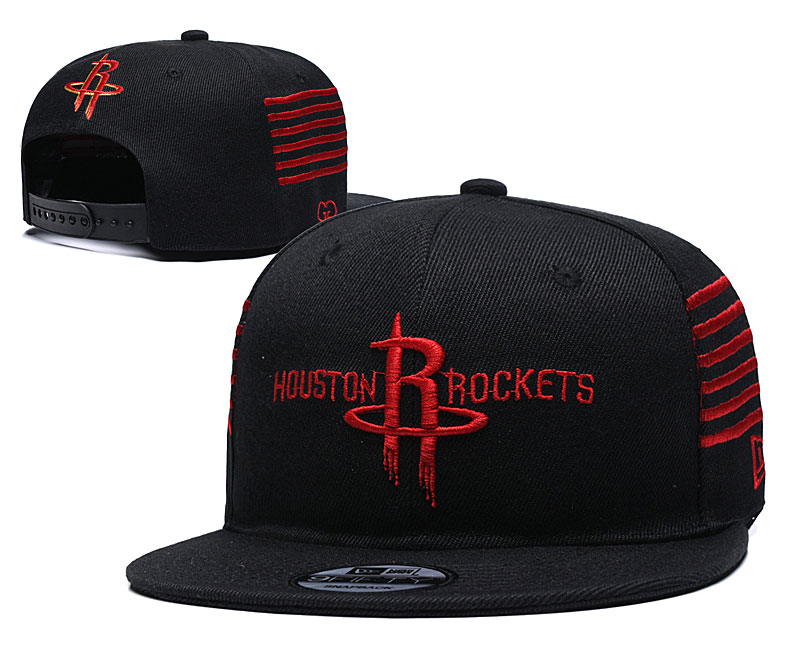 Rockets Team Logo Black Adjustable Hat YD