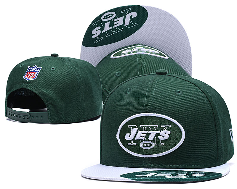 Jets Fresh Logo Green Adjustable Hat YD