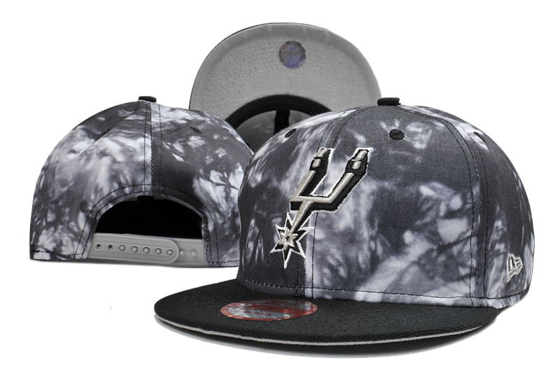 Spurs Team Logo Black Adjustable Hat LT